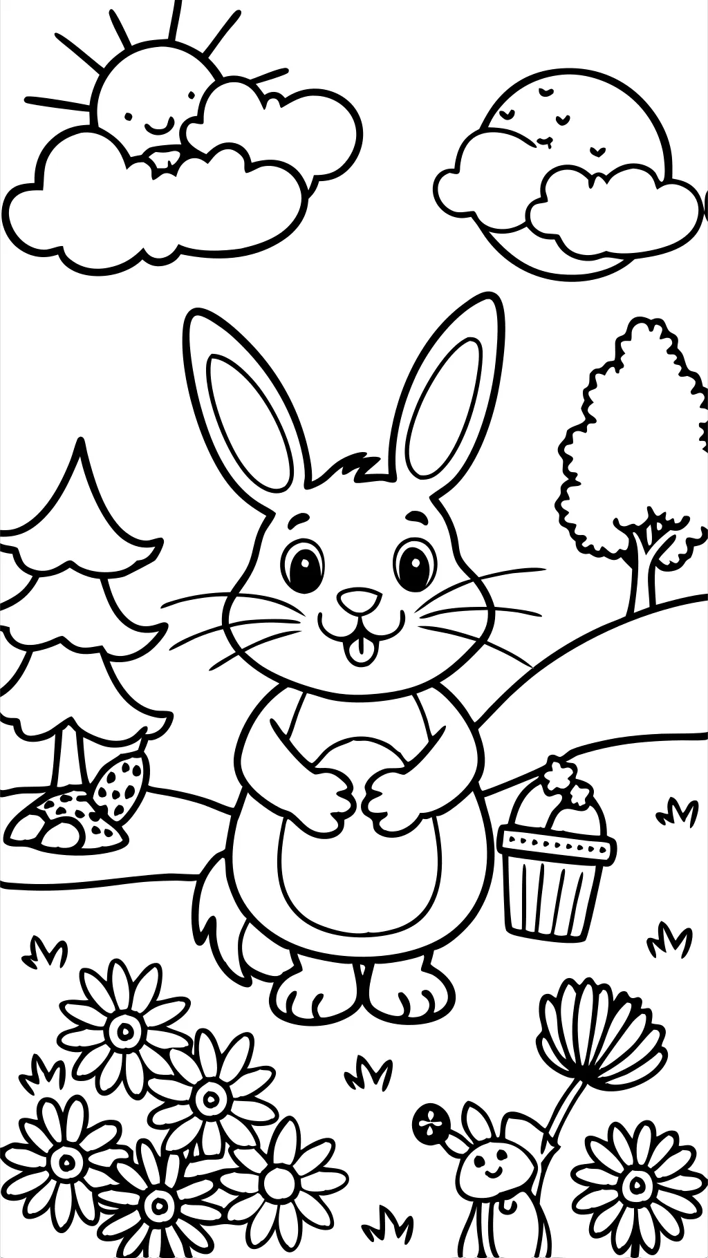 rabbit coloring pages